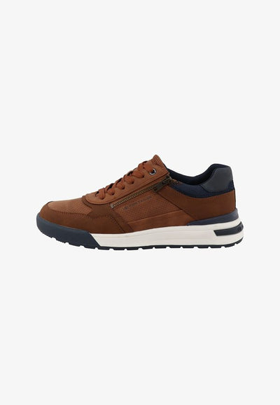 TOM TAILOR SNEAKER LOW - Trainers - cognac