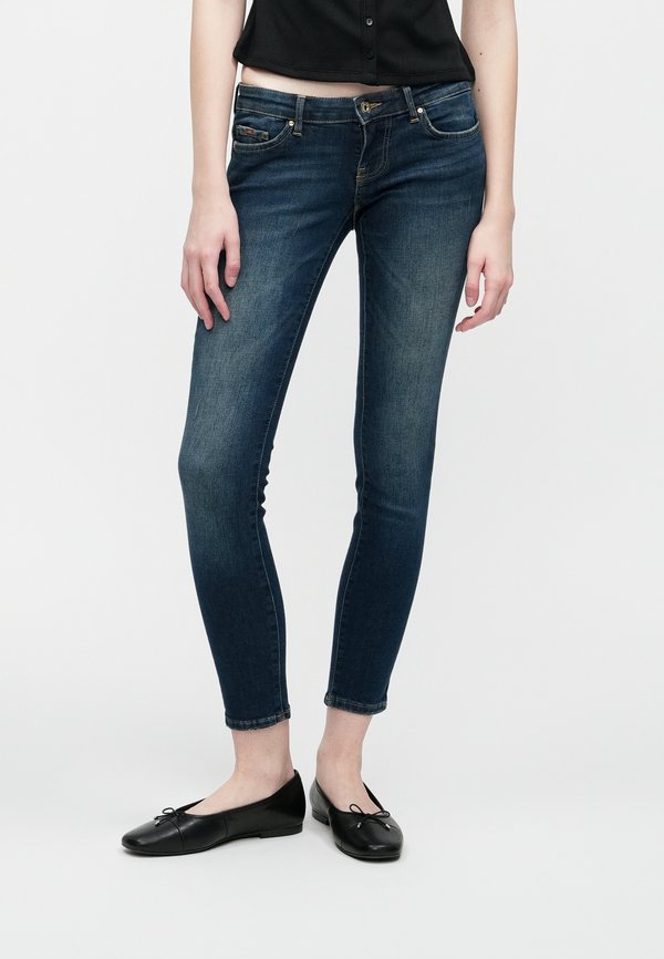 ONLY ONLCORAL LOW  - Jeans Skinny Fit - dark blue denim