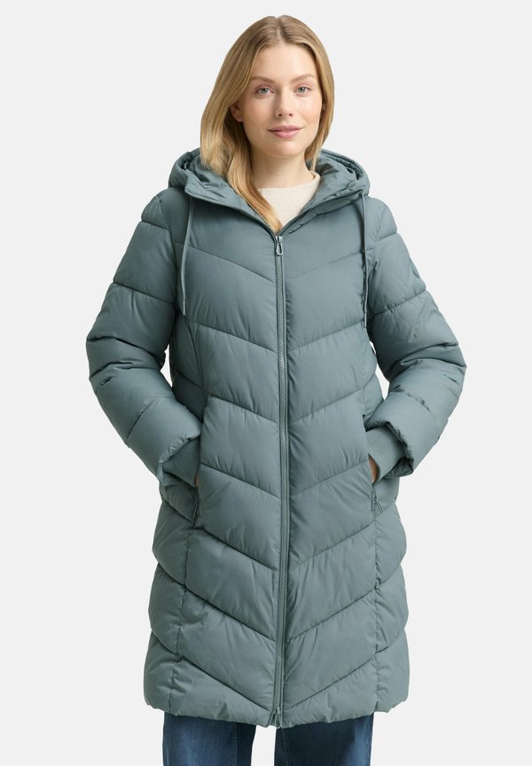 TOM TAILOR LONG PUFFER  - Winter coat - trooper green