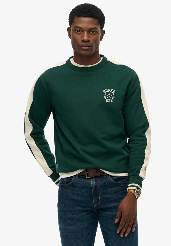 Superdry & Co ATHLETIC CLUB CREW - Sweatshirt - enamel green