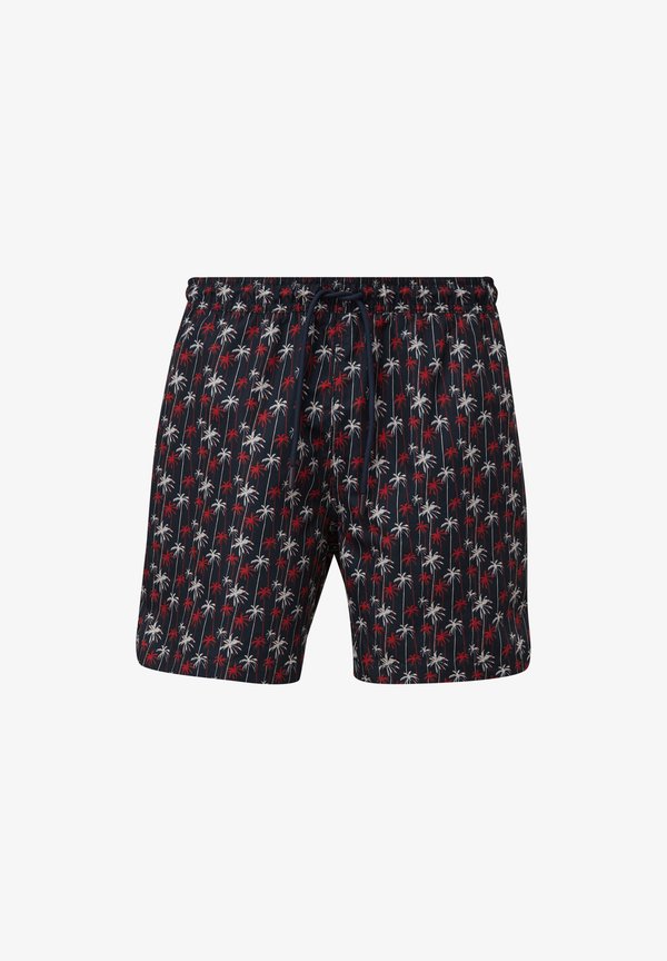 s.Oliver MIT ALLOVER-PRINT - Swimming shorts - navy