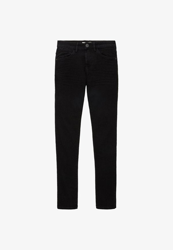 TOM TAILOR TTTROY SLIM FIT - Slim fit jeans - black denim