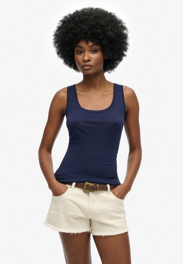 Superdry & Co STUDIOS LIGHTWEIGHT RACER - Top - rich navy