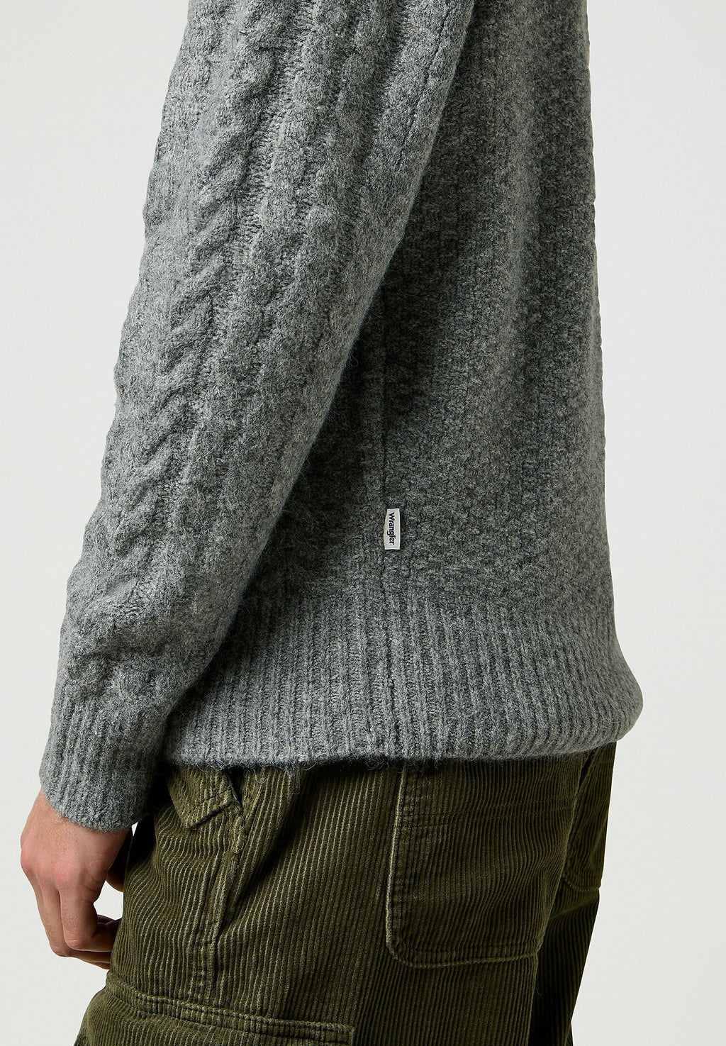 Wrangler LONG SLEEVE CABLE REGULAR FIT