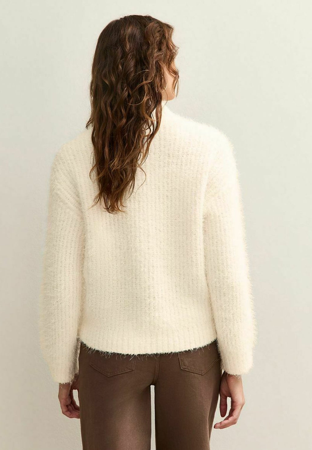 New Look FLUFFY RIBBED HIGH NECK