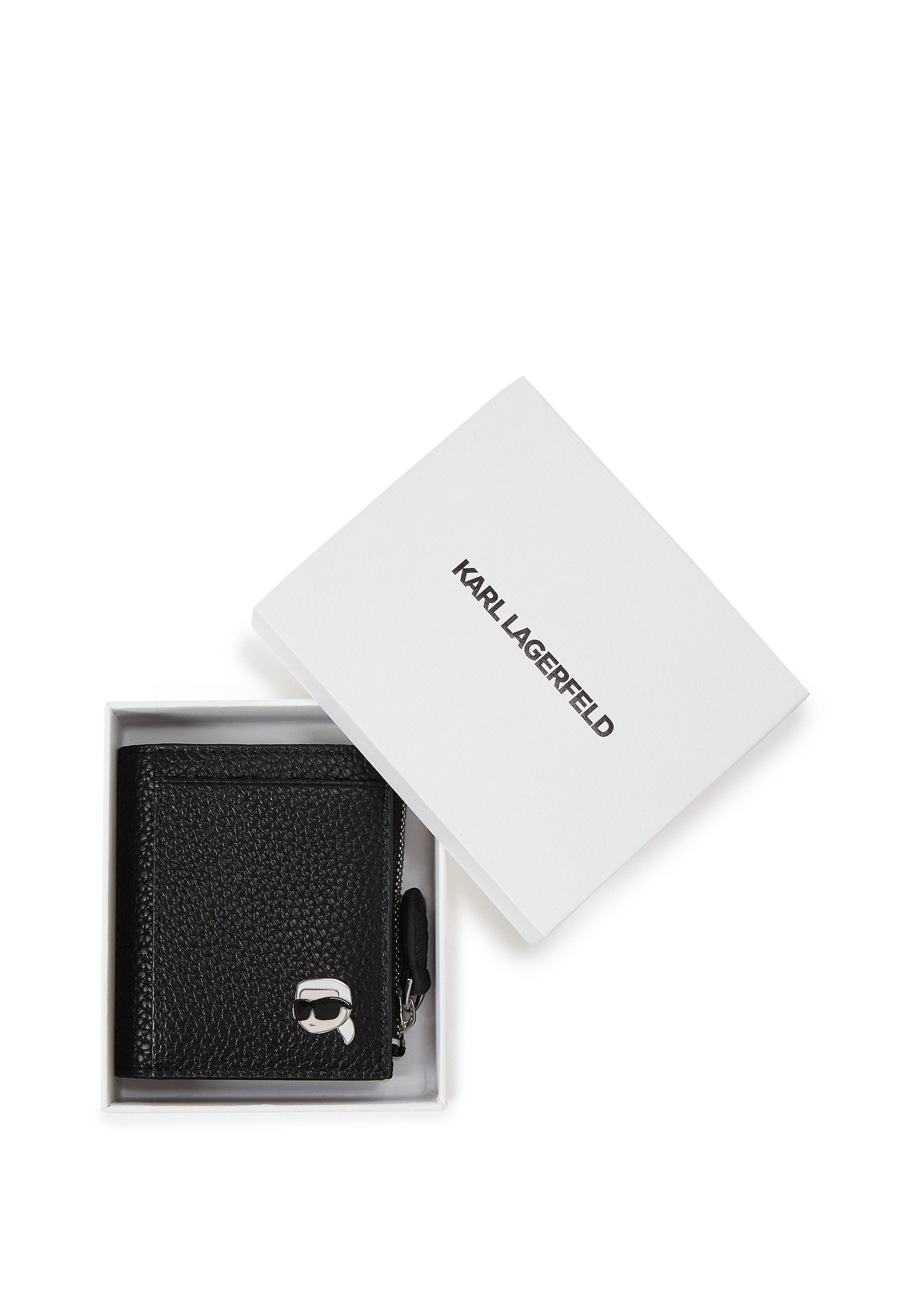 KARL LAGERFELD IKON PEBBLE PIN BIFOLD