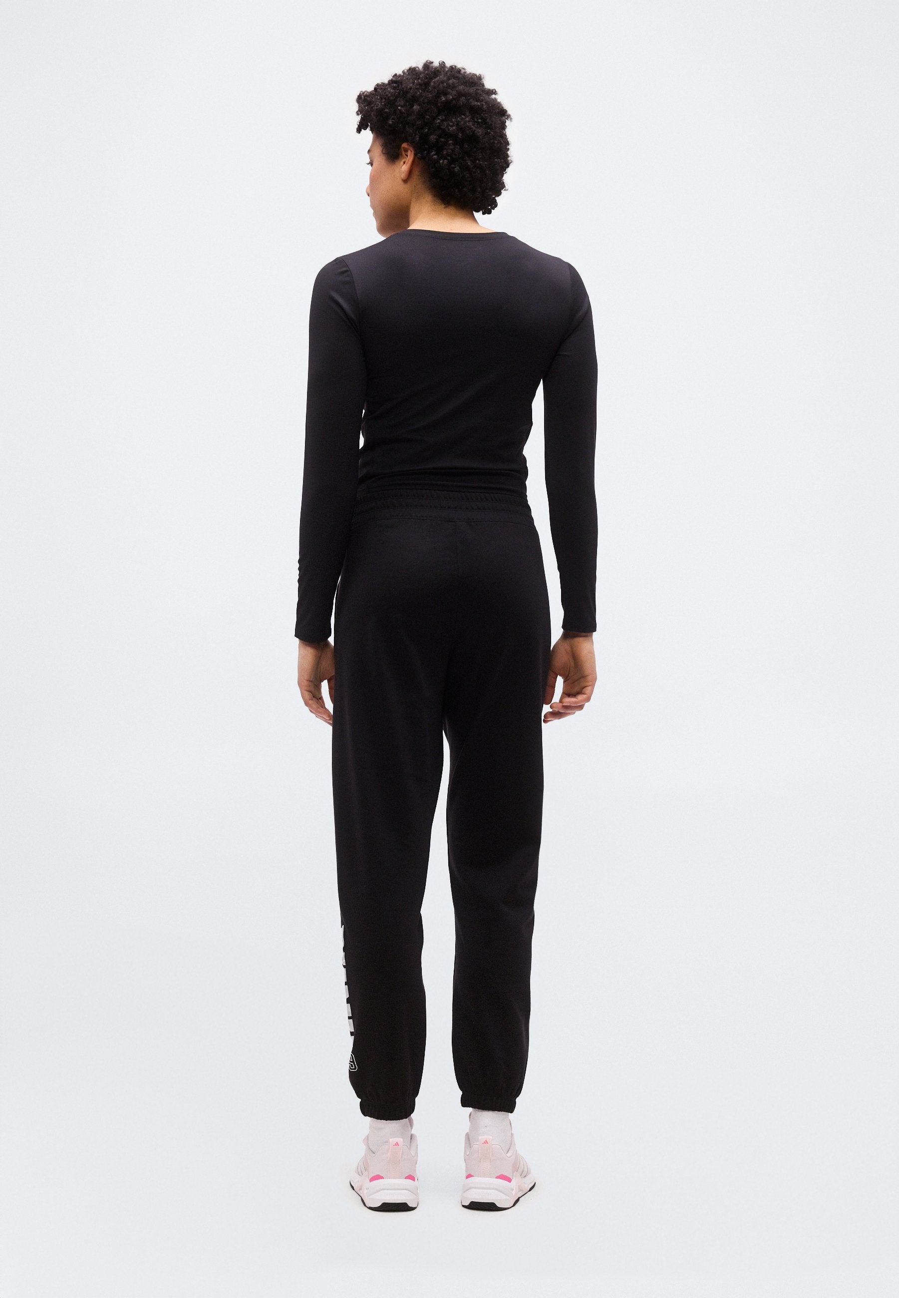 DKNY 1989 RHINESTUD LOGO HIGH RISE