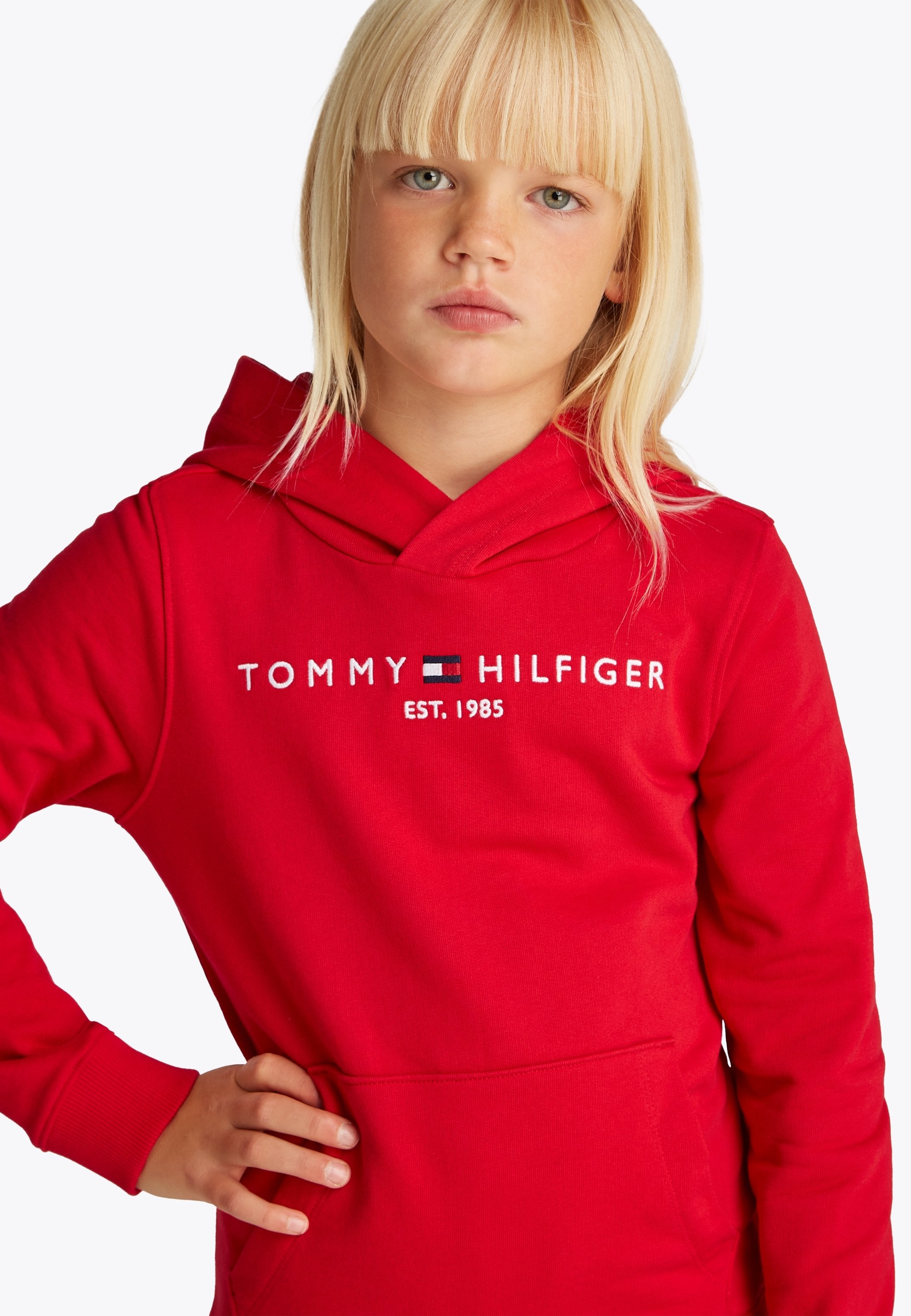 LOGO EMBROIDERY TERRY HOODY Media 4