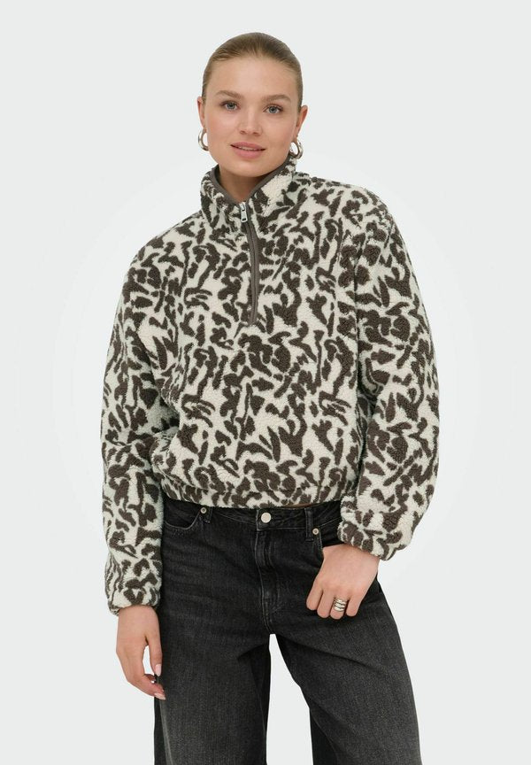 ONLY ONLNEW DALLAS HIGHNECK  - Fleece jumper - bracken