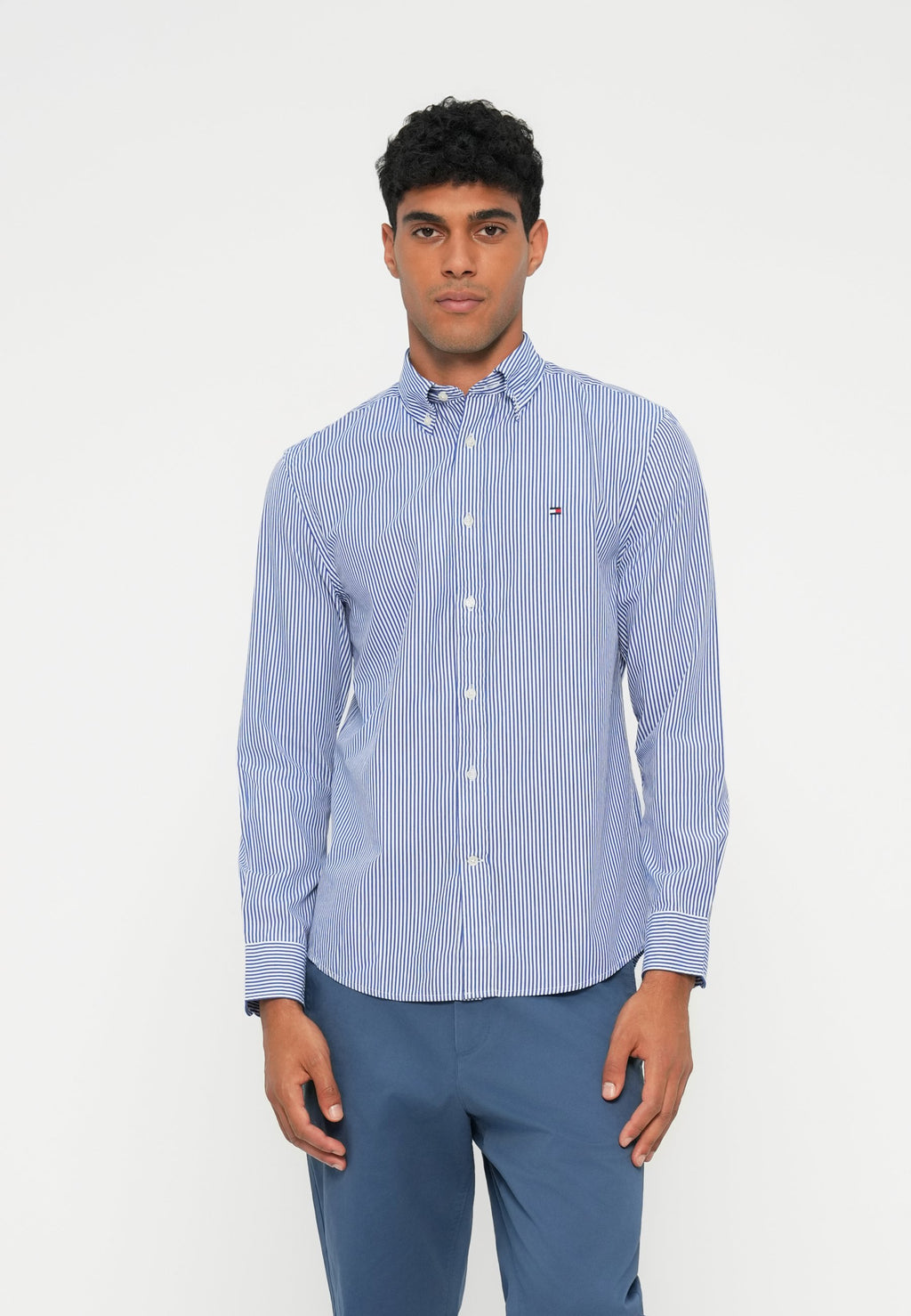 TH FLEX REGULAR FIT STRIPE SHIRT Media 3