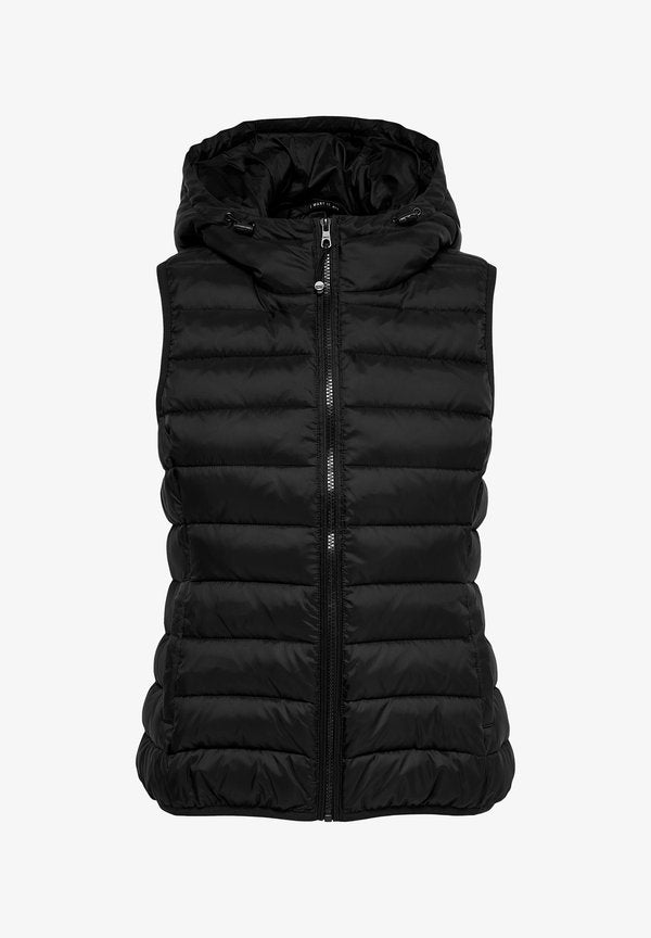 ONLY ONLNEWTAHOE HOOD - Waistcoat - black