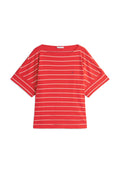 CURVE CAP SLEEVE RELAXED T-SHIRT Media 1