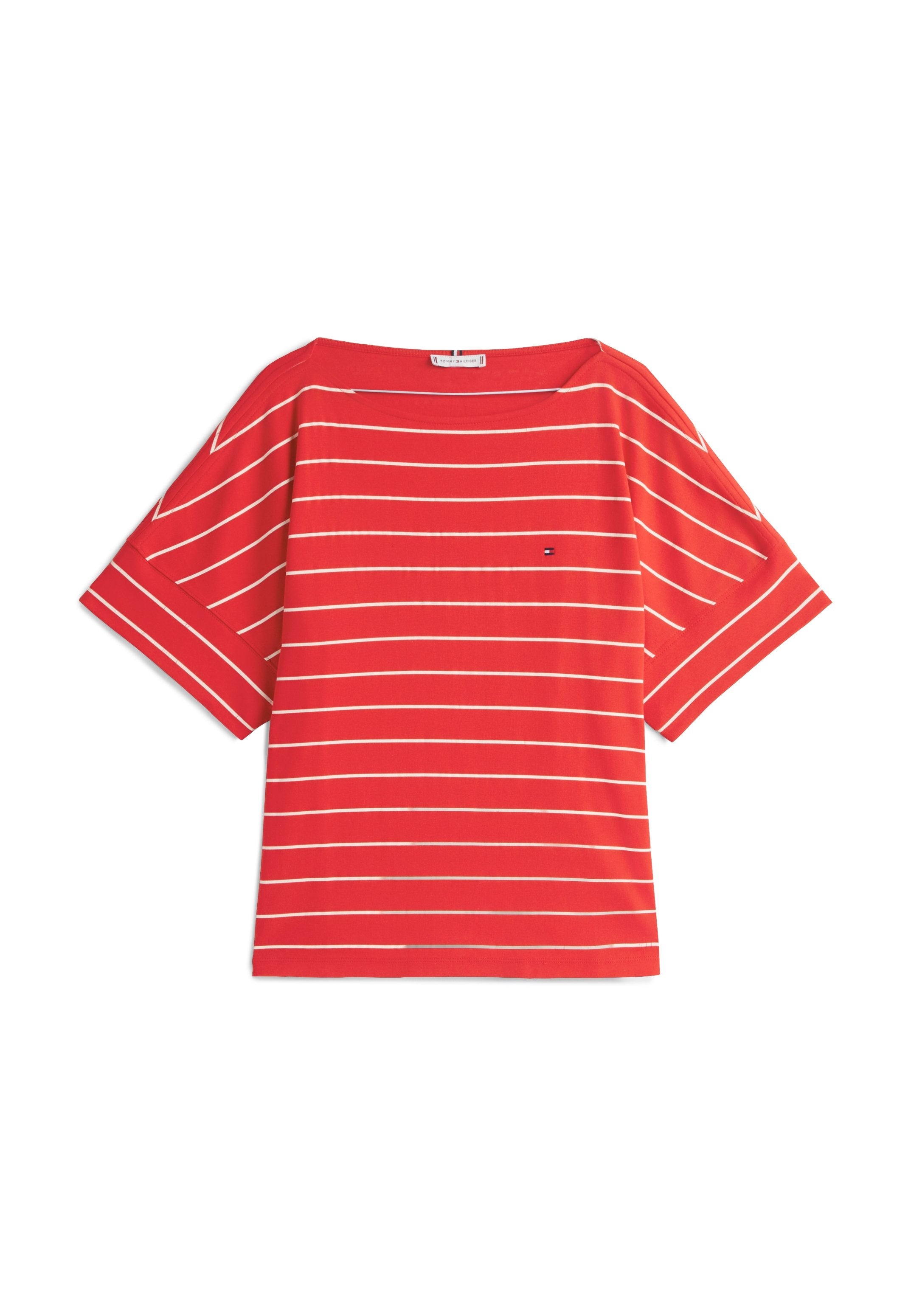 CURVE CAP SLEEVE RELAXED T-SHIRT Media 1