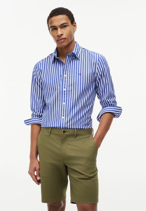 Tommy Hilfiger FLEX POPLIN SEASONAL STRIPE SHT - SEASONAL PATTERN - Shirt - blue
