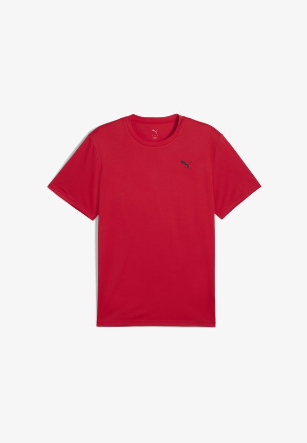 Puma TAD ESSENTIAL TEXTURE TEE - Sports T-shirt - for all time red