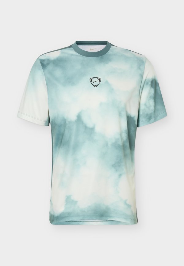 Nike Performance ACADEMY+ - Sports T-shirt - mineral slate/summit white/black