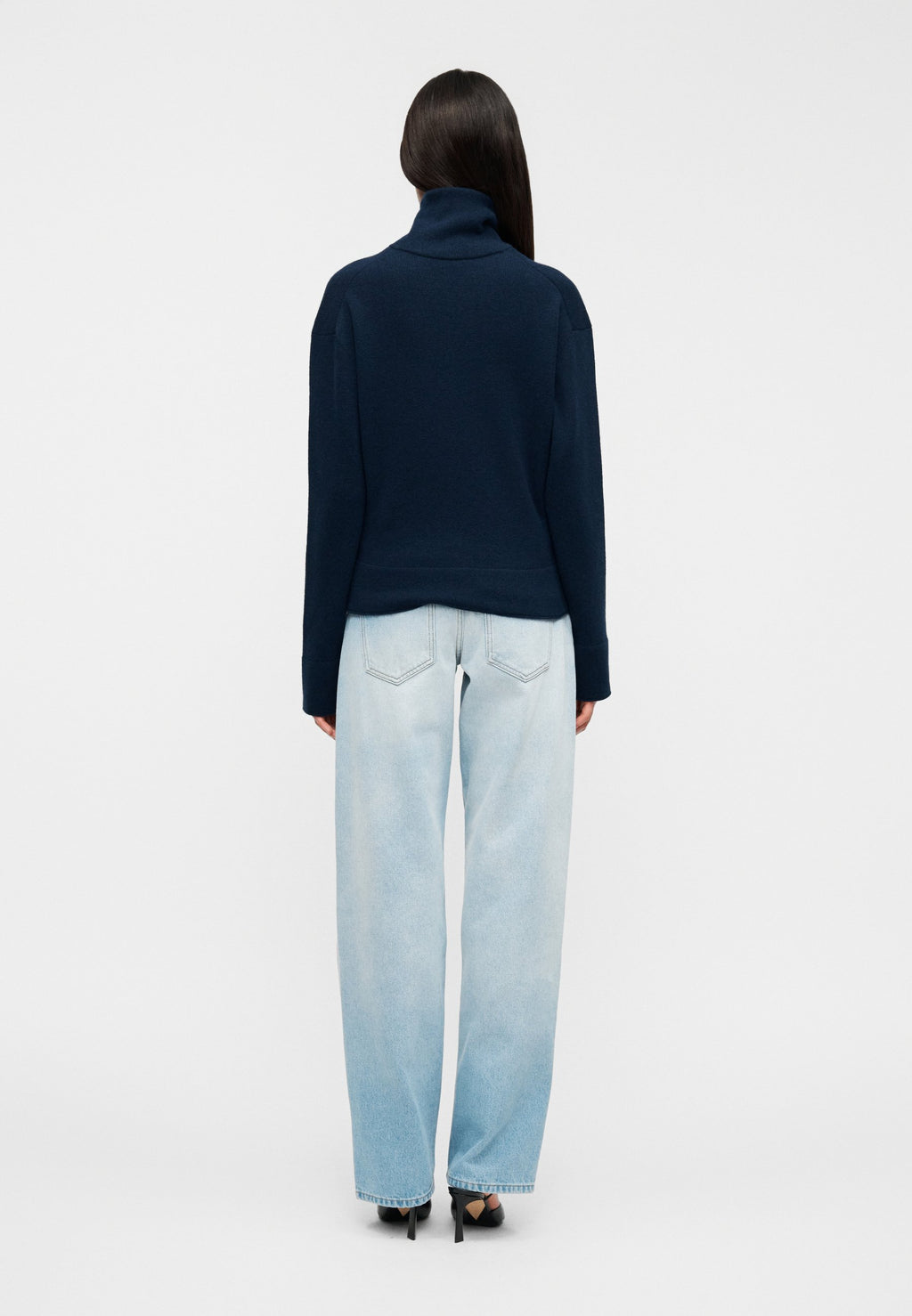 Victoria Beckham HALF ZIP MILANO JUMPER