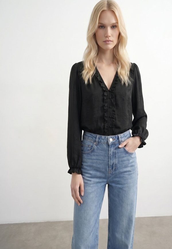 Vero Moda AWBIZZY - Blouse - black