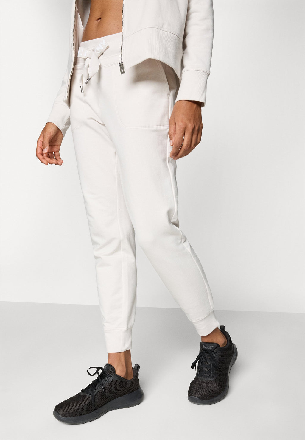 DKNY TWO TONE DRAWCORD CUFFED JOGGER