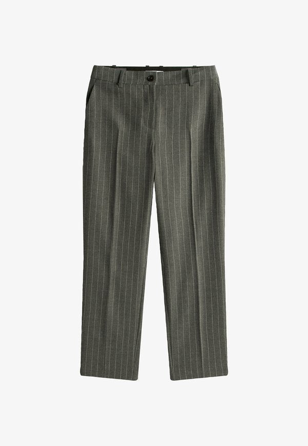 Tommy Hilfiger PINSTRIPE SLIM STRAIGHT LEG - Chinos - mid grey heather pinstripe