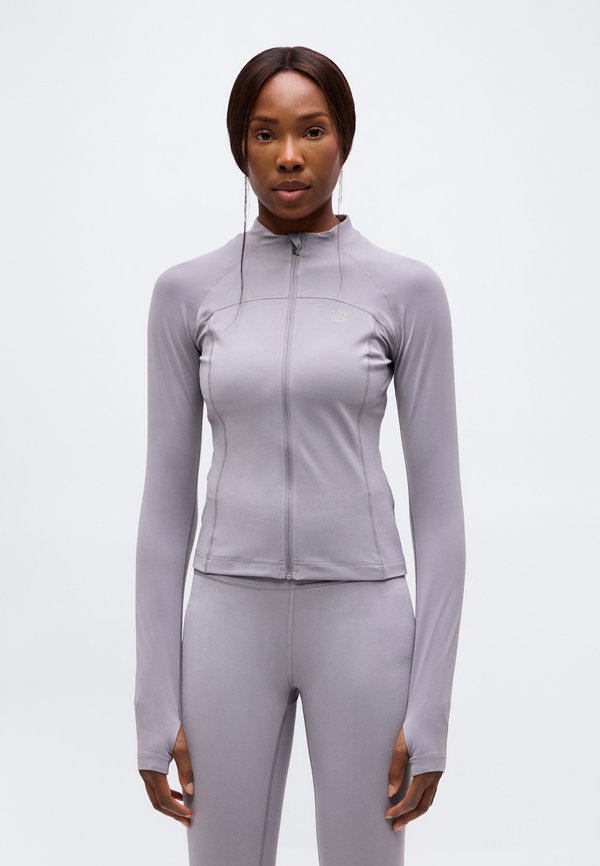 New Balance HARMONY FITTED FULL ZIP - Training jacket - off-line grey