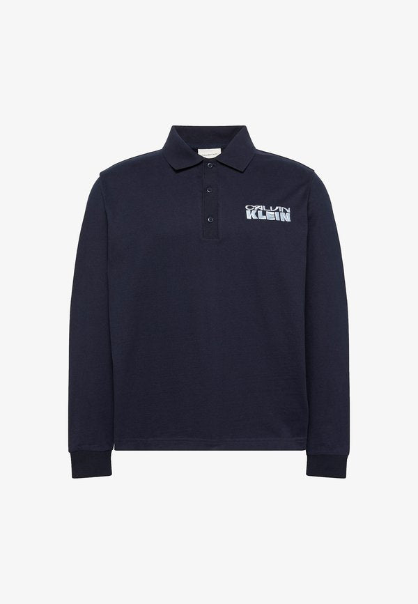 Calvin Klein Jeans HEAVY L - Polo shirt - dark sapphire