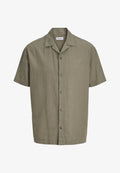 Jack & Jones SUMMER LINEN BLEND RESORT SHIRT - Shirt - Green