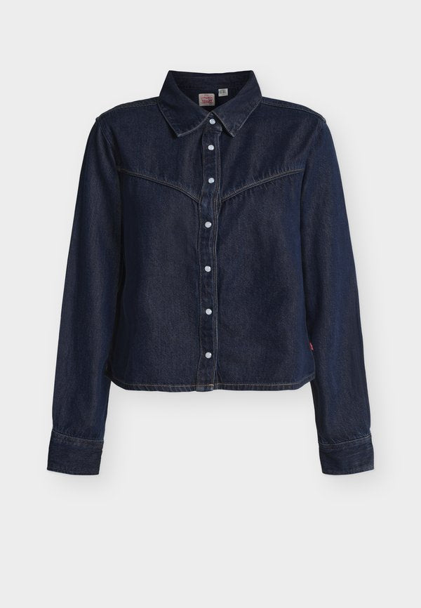 Levi's® LOGAN SHACKET - Button-down blouse - dark nights