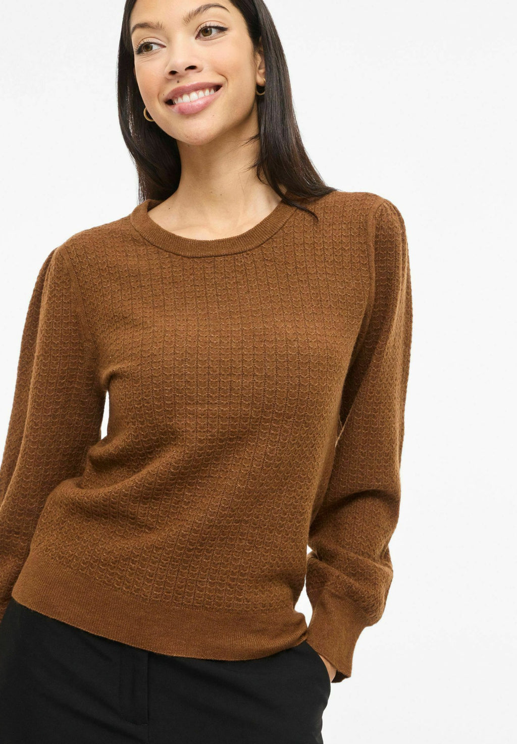 VILA Knitted VIMABLE Round neck