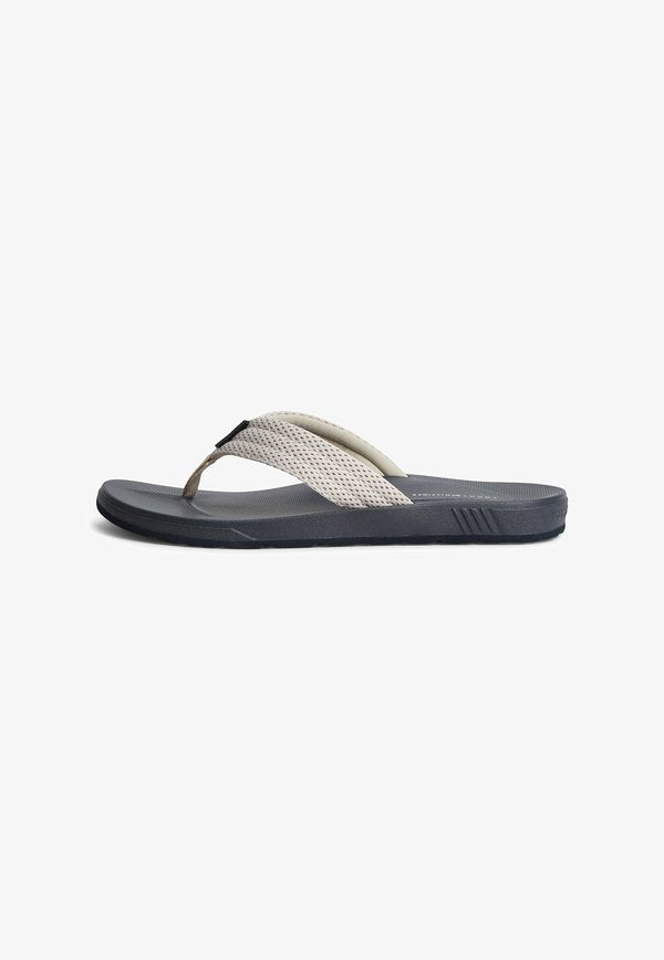 Tommy Hilfiger MOLDED PADDED HILFIGER B SANDAL - T-bar sandals - classic stone