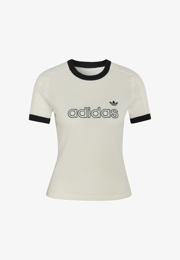 adidas Originals Print T-shirt - cloud white   black