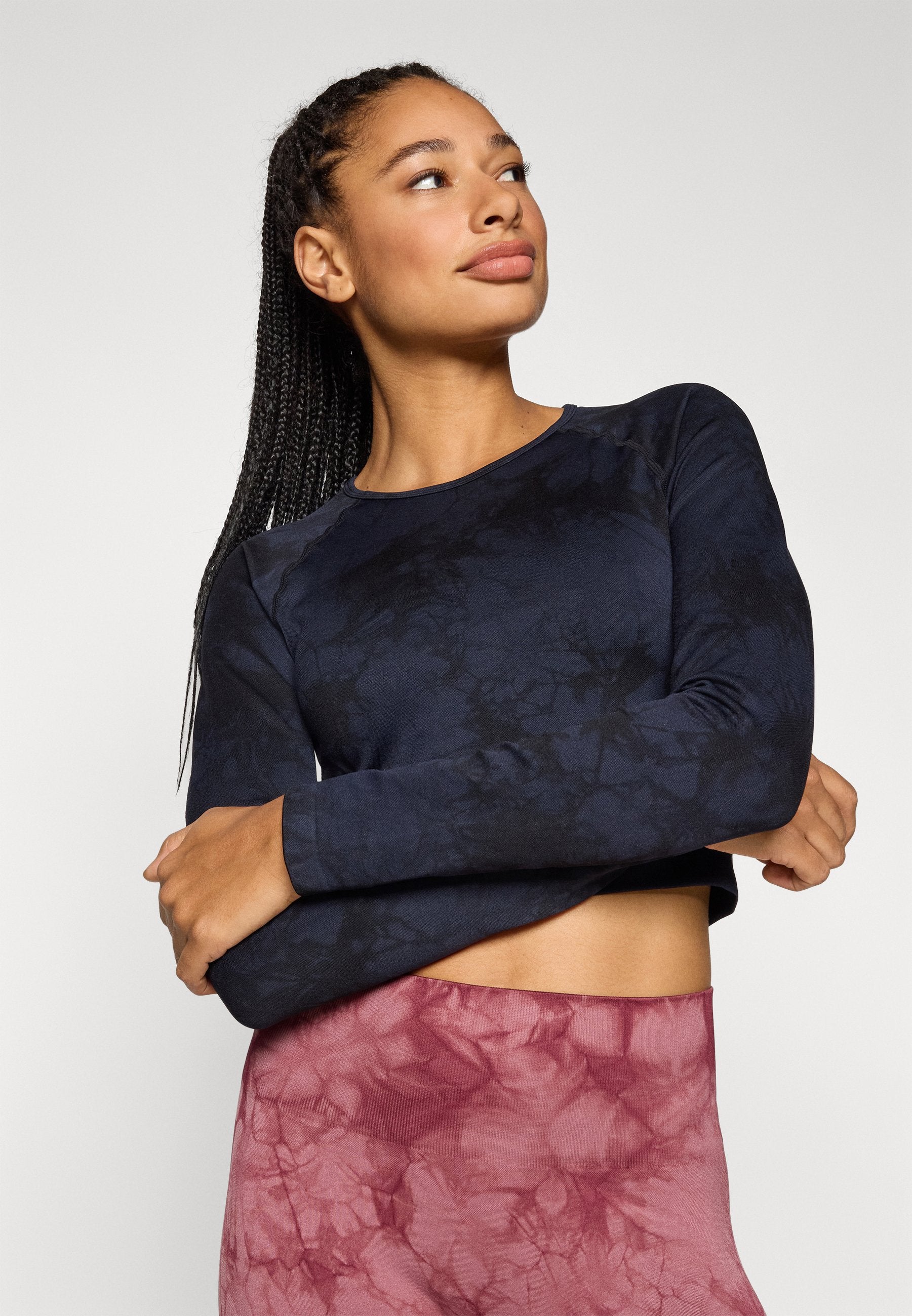 ONLY Play ONPTIE CROP SEAM TOP