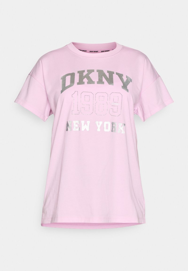 RHINESTUD LOGO DROP SHOULDER SHORT SLEEVE LEGGING TEE Media 1