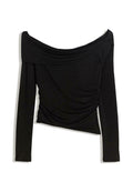 Bershka SHIMMERY TEXTURED-BARDOT
