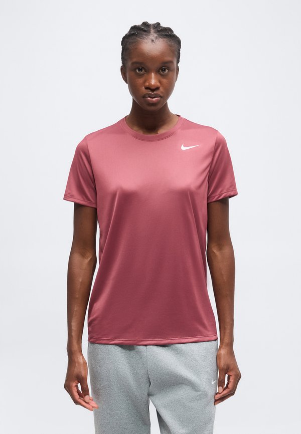 Nike Performance TEE - Sports T-shirt - pink smoke/white