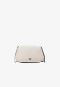 Calvin Klein CURVED WALLET ON CHAIN - Cross body bag - beige