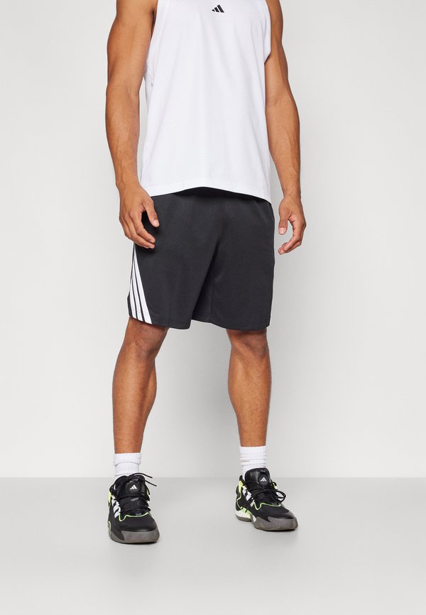 adidas Performance 3-STRIPES   - Sports shorts - black white