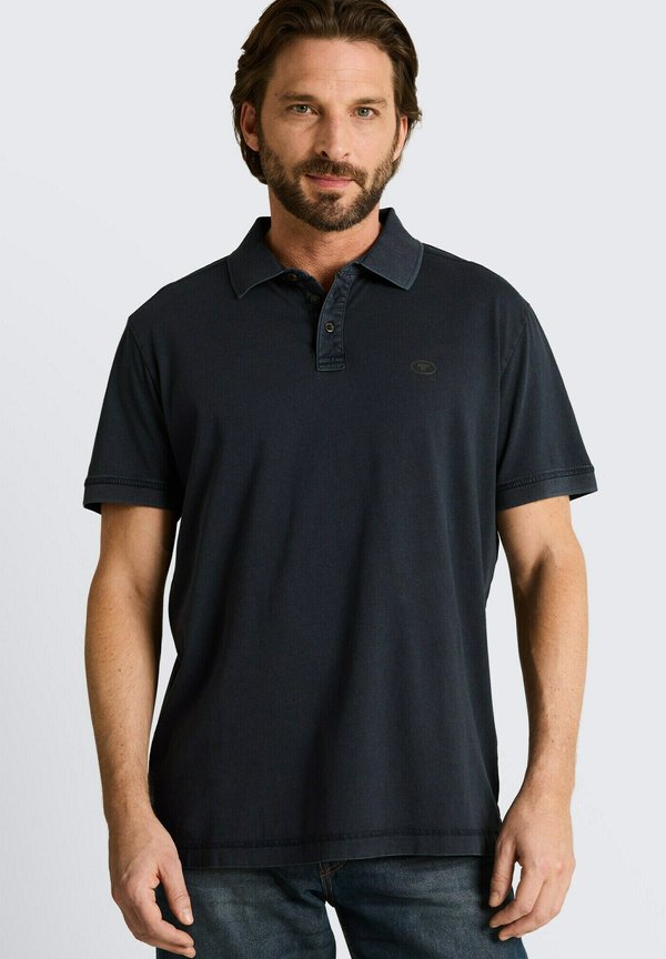 TOM TAILOR TOM TAILOR POLOSHIRTS POLOSHIRT IM USED-LOOK - Polo shirt - navy tonal stripe
