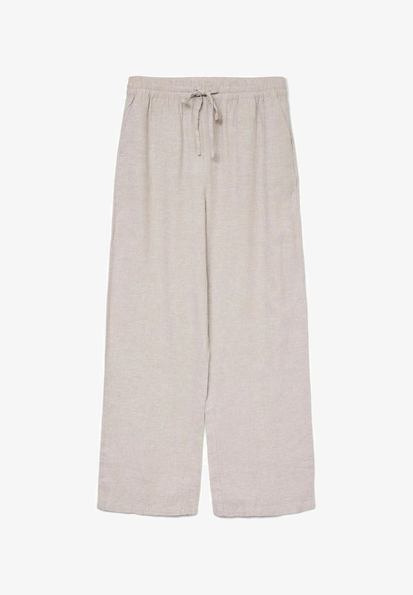 Vero Moda Curve VMCLINN High waist - Trousers - moon rock