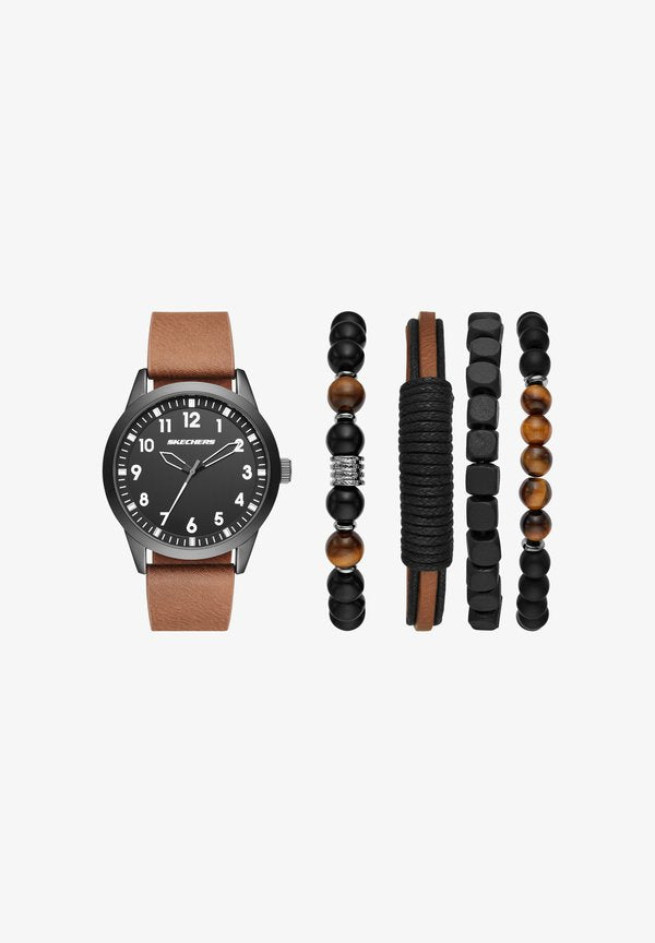Skechers TRADITIONAL GIFT SETS - Watch - brown