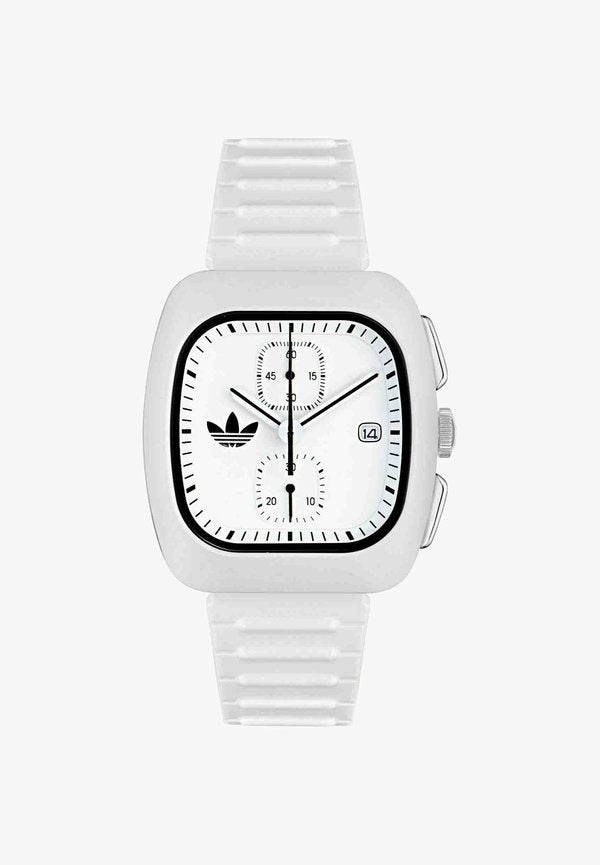 adidas Originals QUARTZ RETRO WAVE TWO - Chronograph watch - white