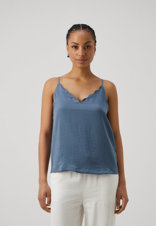 ONLY ONLDEBBIE SINGLET NOOS WVN - Top - blue mirage
