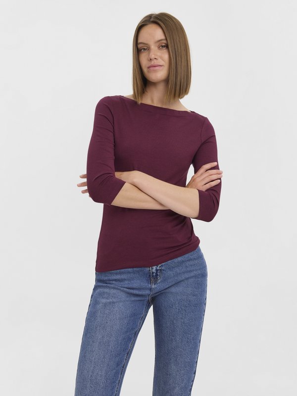 Vero Moda VMPANDA  - Long sleeved top - winetasting