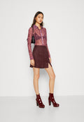 Pieces PCNILLAN CHECK SKIRT