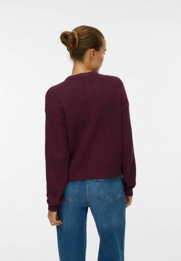 Vero Moda VMHARPER Knit - Cardigan - winetasting