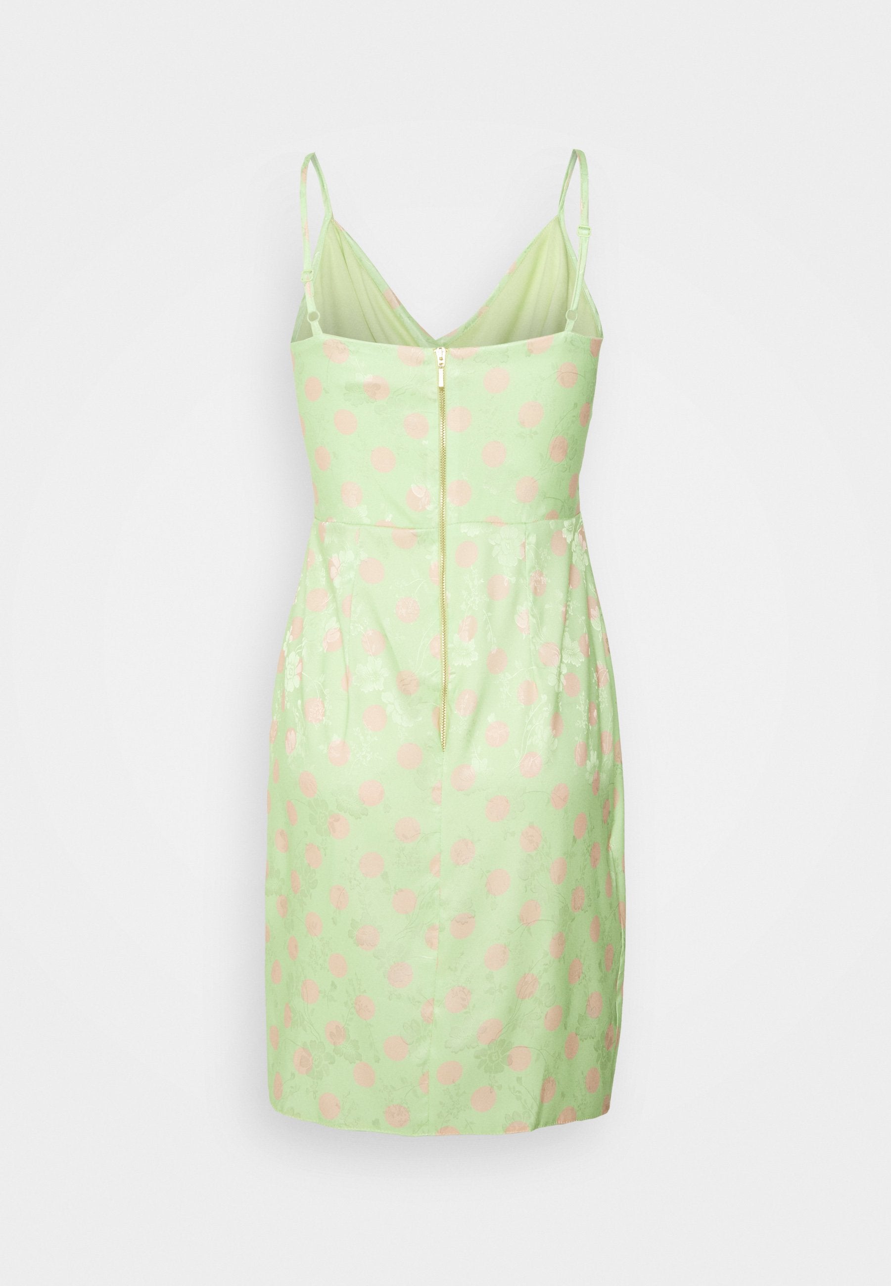 Closet LONDON WRAP SLIP DRESS
