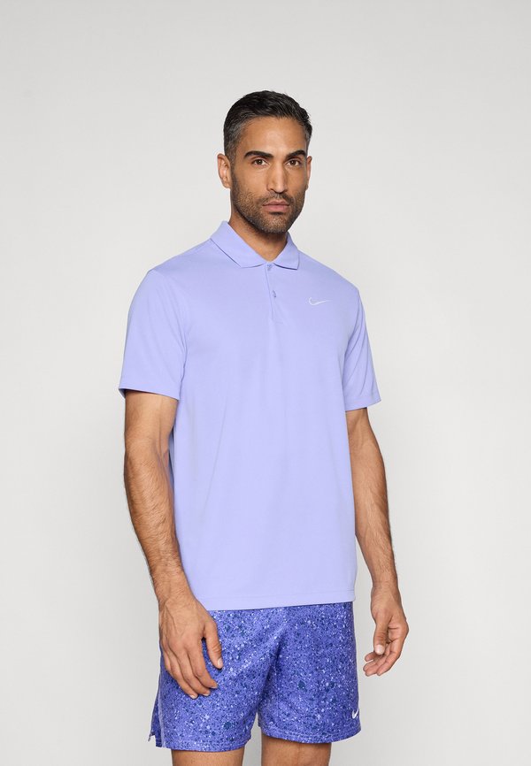 Nike Performance SOLID - Polo shirt - light thistle/white