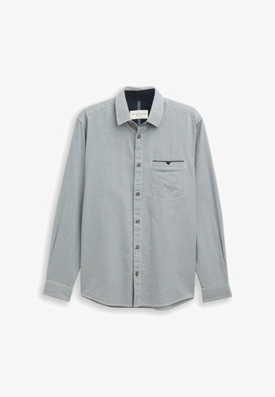TOM TAILOR Shirt - blue small structure
