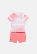 ESSENTIAL STRIPE T-SHIRT AND SHORTS SET Media 1