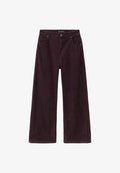 Mango Wide Leg - dark brown